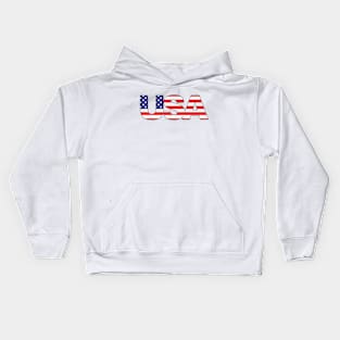 4th of July USA Independence Day Kids Hoodie